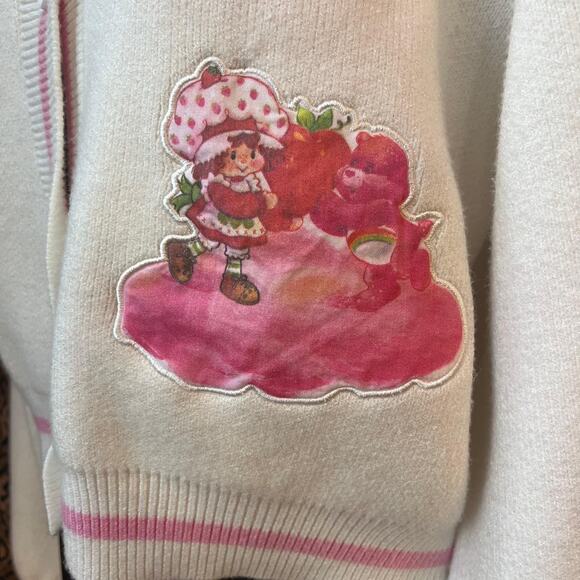 Dolls Kill x Care Bears x Strawberry Shortcake Cardigan M NWT - Picture 2 of 14